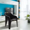 Patiofy Plastic Chair, Arm Chair for Home